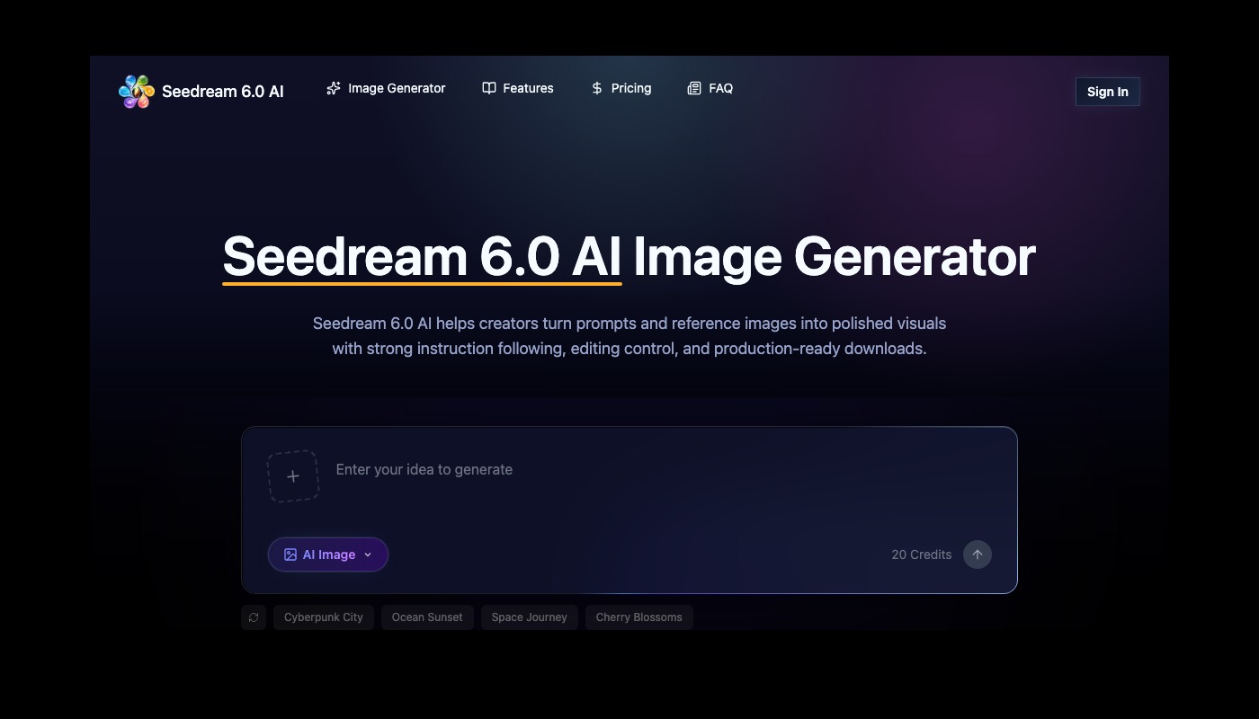 Seedream 6 AI