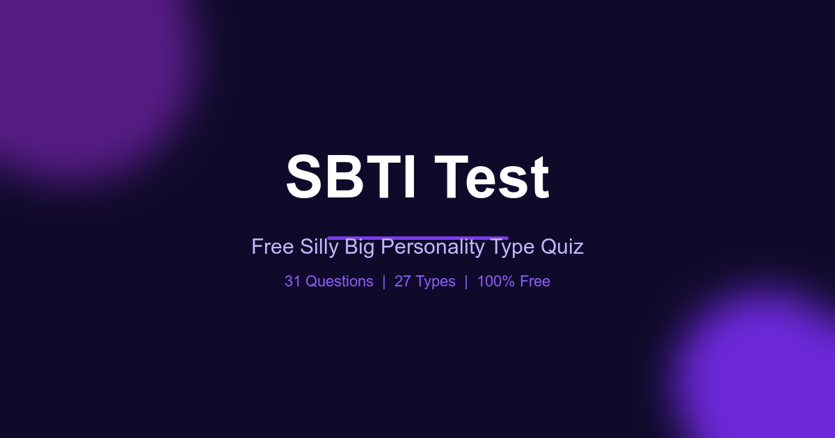 SBTI Test